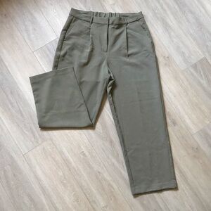 Old Navy Olive Green Wide Leg Trousers